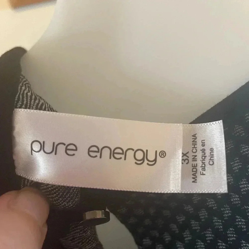 Pure Energy CLEARANCE!‎ Target Plus Size 3X Peplum Sleeveless Top Shirt EUC! - Picture 4 of 4